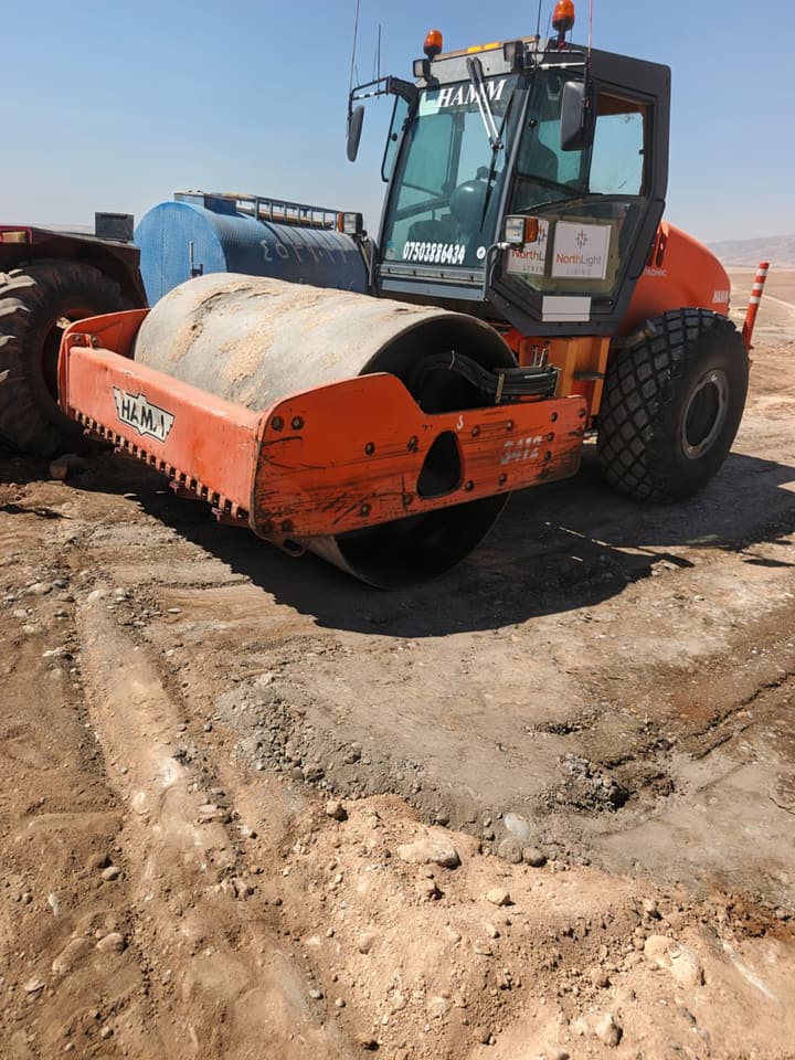 Heavy equipment excavation work